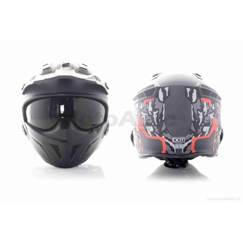 Шолом стрітфайтер  "IBK"  (#819-7, YQ-74, XL)