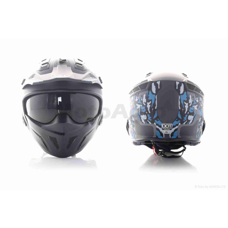 Шолом стрітфайтер  "IBK"  (#819-7, YQ-76, XL)