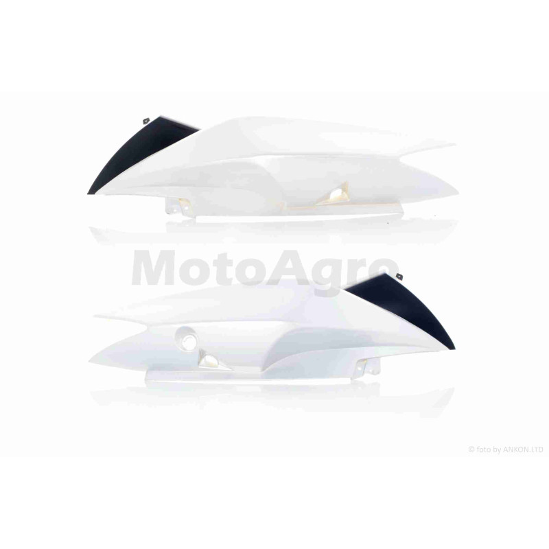 Пластик  STORM, PATROL 125 (QM125T-10H)  боковини, сірий  "SKYMOTO"