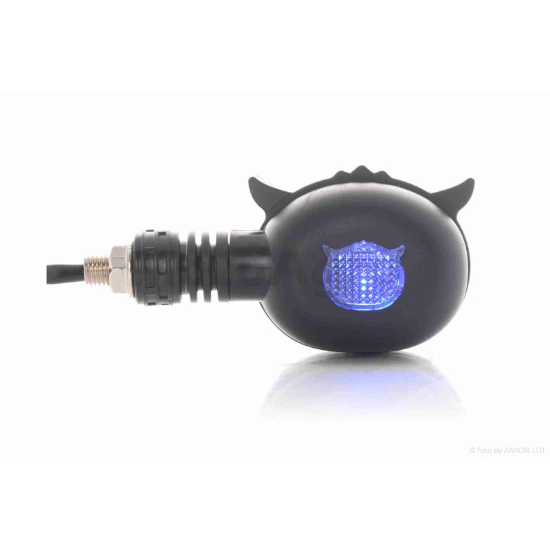 Повороти діодні  пара  пугач, гнучка ніжка (червоні)