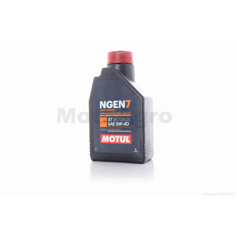 Олія моторна  4T, 1л, 5W40, напівсинтетика  (NGEN7)  "MOTUL"  ФРАНЦІЯ