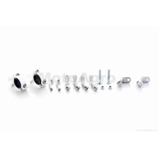 Хомути на кермо для кріплення захисту рук D22 3