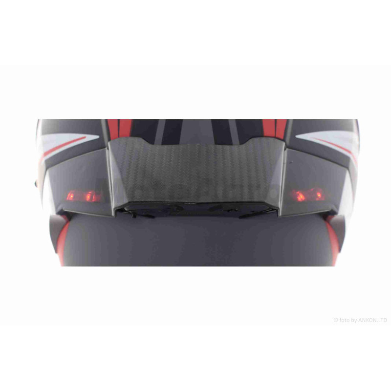 Шолом трансформер  "IBK"  (#965A габарит 3 режими, чорно-червоний матовий, IBK, L, окуляри)