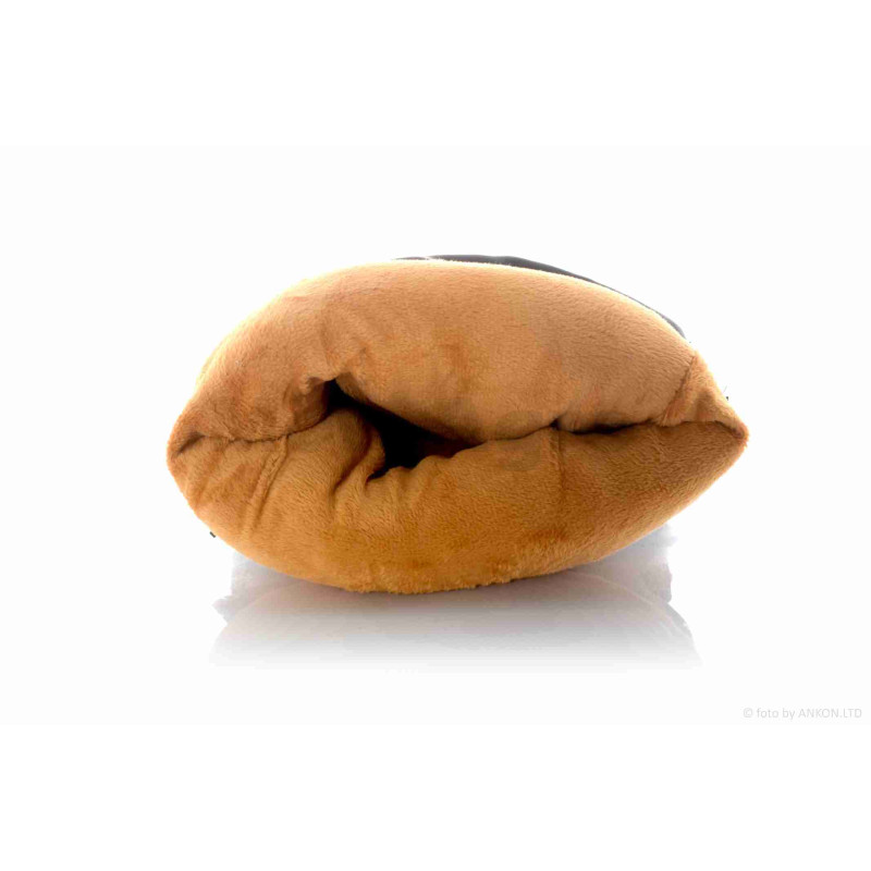 Рукавиці (рум'ятки) на кермо зимові  бордова вставка