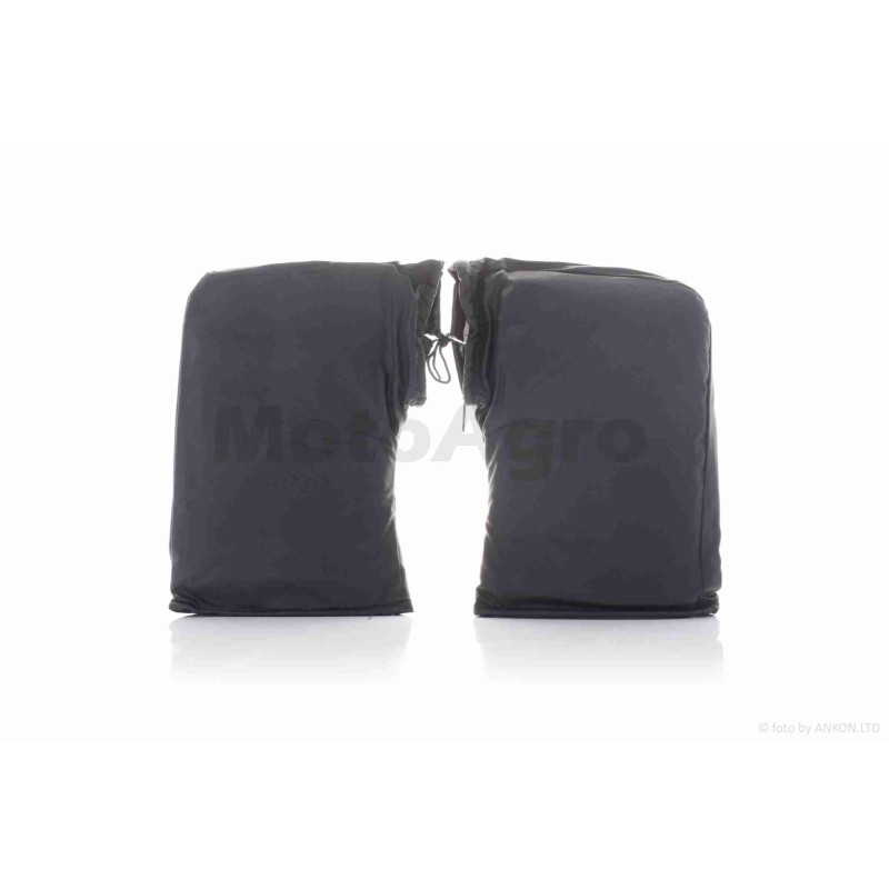 Рукавиці (рум'ятки) на кермо зимові  салатові вставки