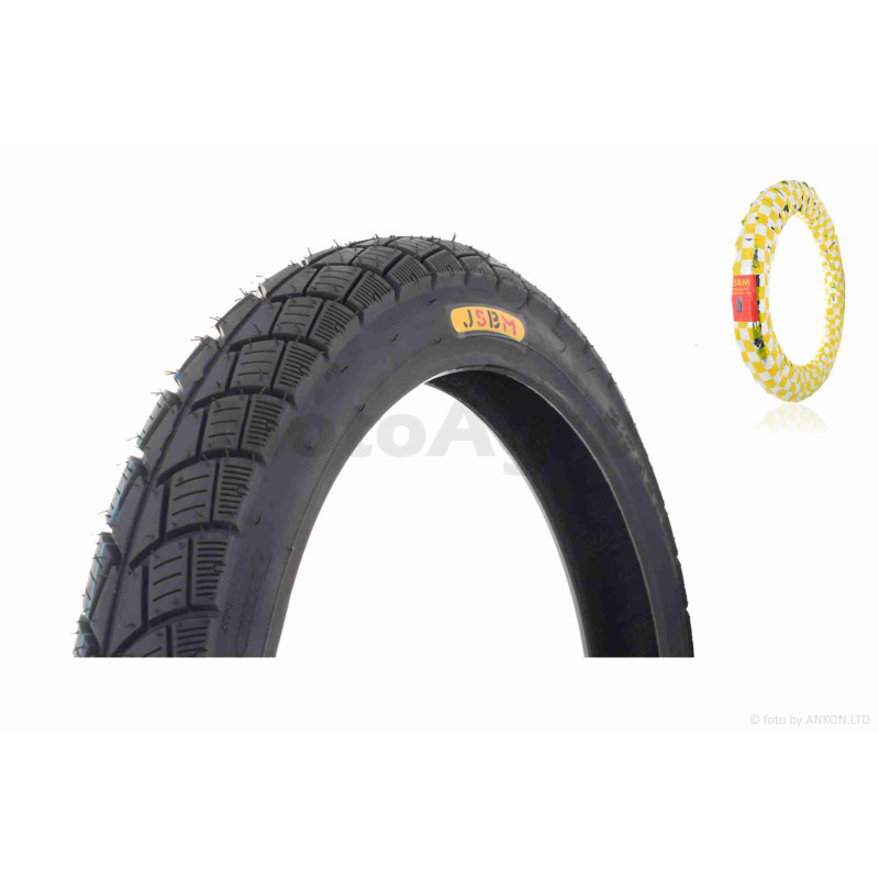 Покришка мото  17"  2.75-17  TT, 6PR, 40%, 47J  "JSBM"  #GMT-02