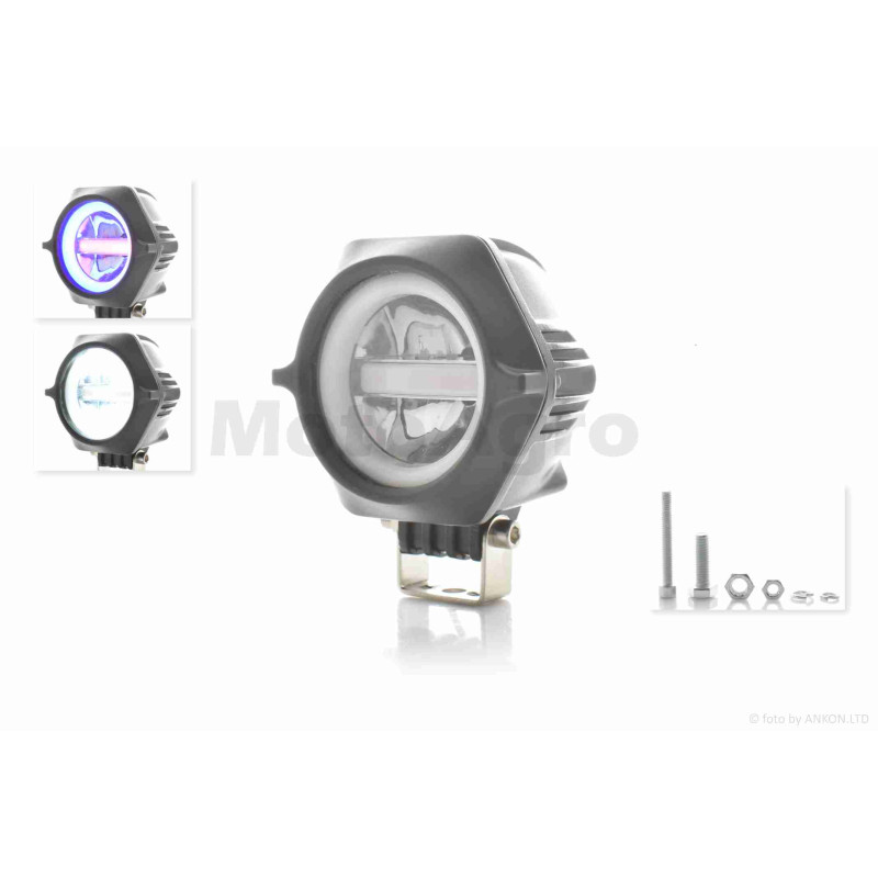 Фара додаткова  діодна, шестикутна  92-86, багаторежимна  #A01-6Z1