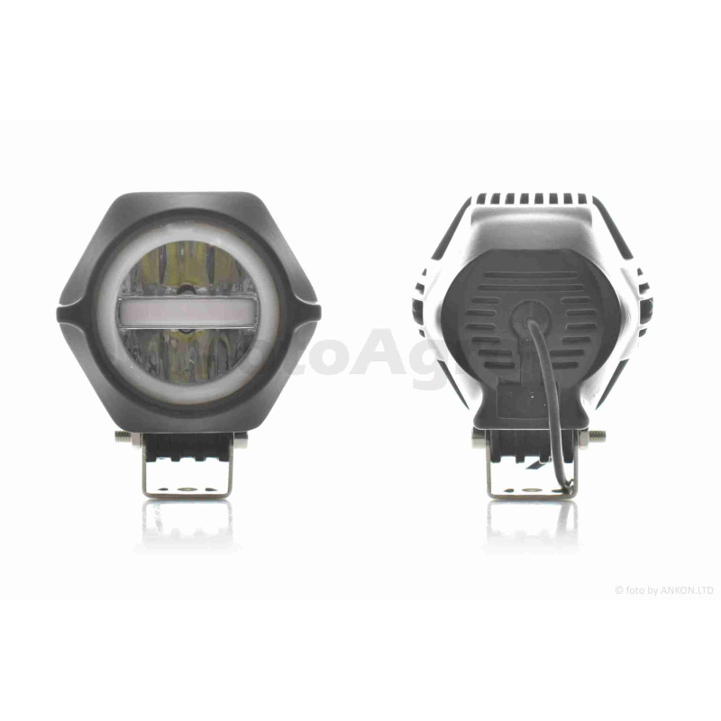 Фара додаткова  діодна, шестикутна  92-86, багаторежимна  #A01-6Z1