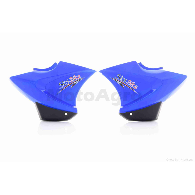 Пластик  BIRD 125  бічна пара на бардачок, синій  "SKYMOTO"