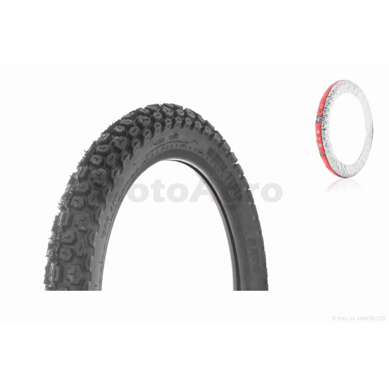Покришка мото  17"  2.75-17  #RAVO  TT  шип  6PR  "SERVIS"  ПАКИСТАН