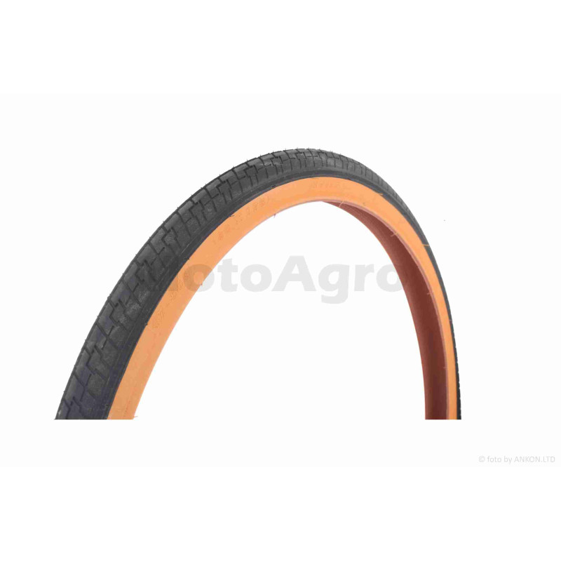 Покришка вело  26"-1.75  (47-559)  дорожня, помаранчевий борт  #117  "SRC"