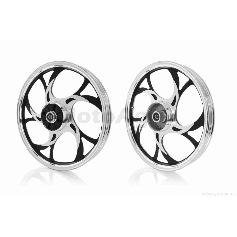 Диск колеса задній 17"-1.40 Alpha/Active d12, литий #трикутник