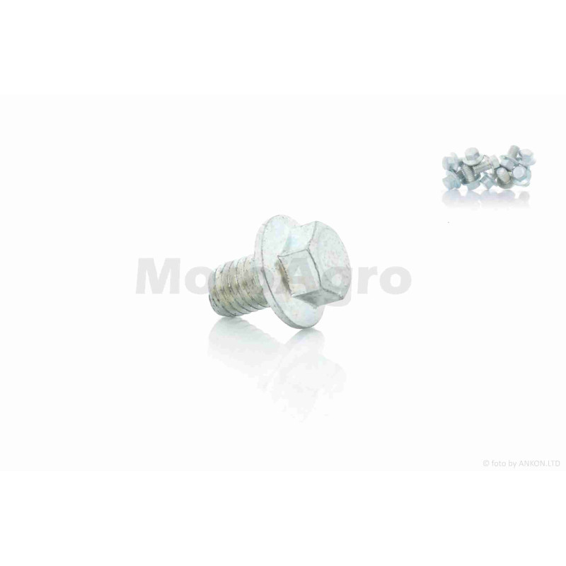 Болт із фланцем  M8  L12  (10шт, хром)