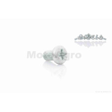 Гвинт M5 L8 із закругленою головкою хрест (10шт хром)