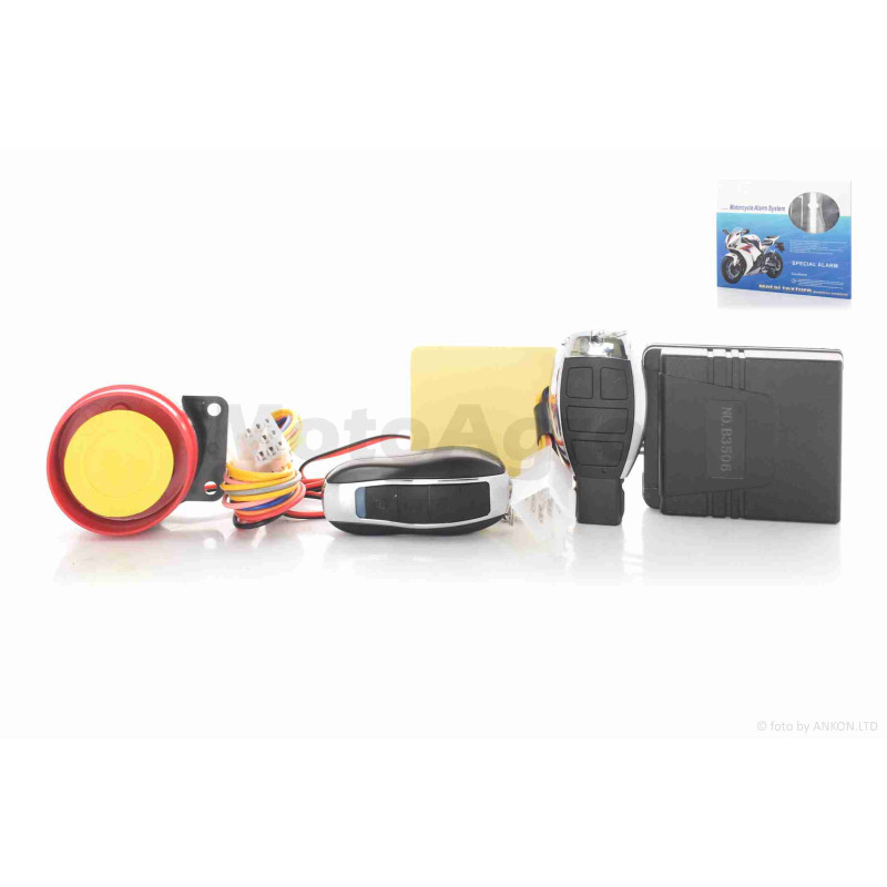 Сигналізація  два брелоки, дистанційний пуск  #MTC-HJ-1201