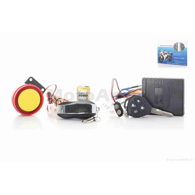 Сигналізація  два брелоки, дистанційний пуск  #MTC-HJ-1202