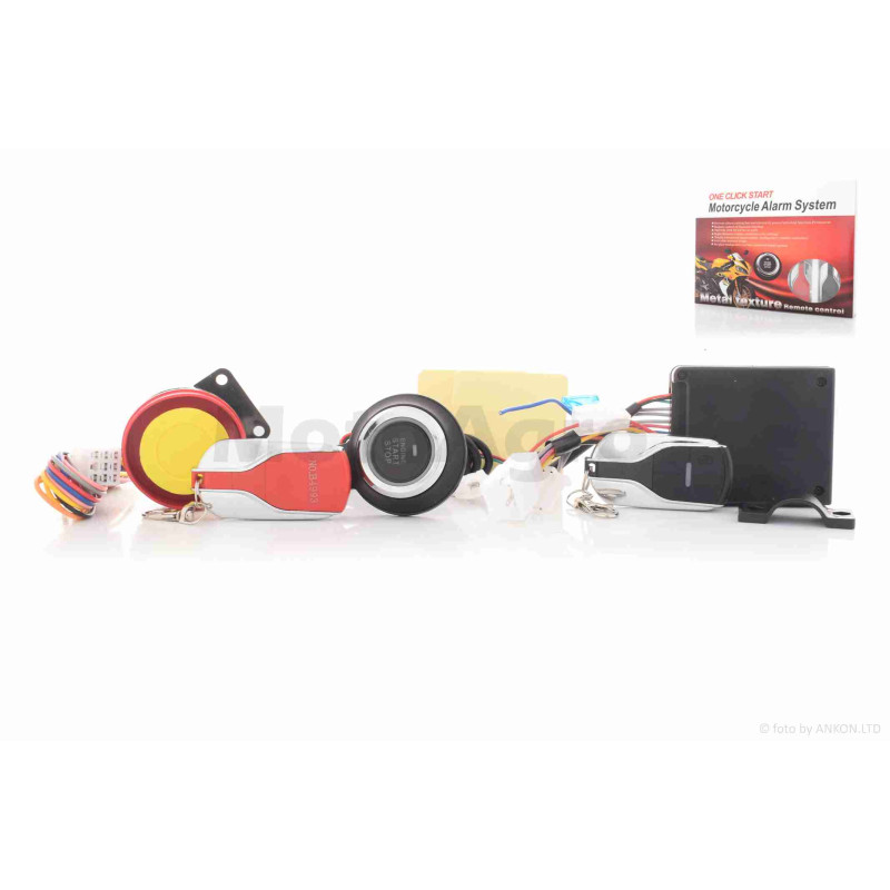 Сигналізація  два брелоки, дистанційний пуск  #MTC-HJ-1205