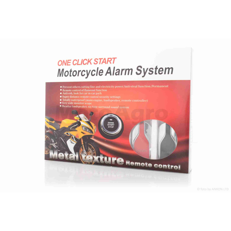 Сигналізація  два брелоки, дистанційний пуск  #MTC-HJ-1205