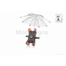 Тримач для телефону кріплення під дзеркало парасолька водонепроникна 174-89mm (чорний)