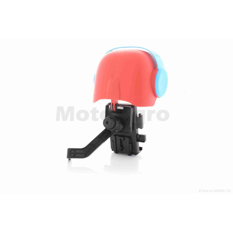 Тримач для телефону кріплення під дзеркало з козирком (синій)