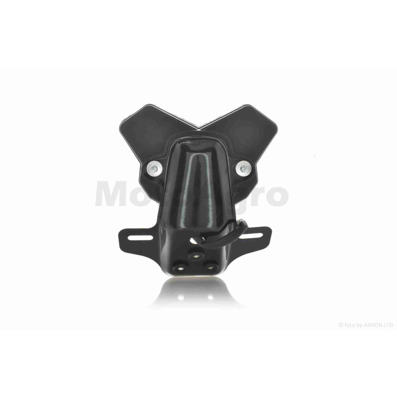 Стоп у зборі діодний  без поворотів, прозорий, підсвічування номера  +кронштейн  #17  "LIPAI"