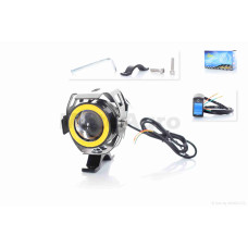 Фара додаткова діодна кругла D42 1 діод лінза білий габарит 3 режими U7-PRO