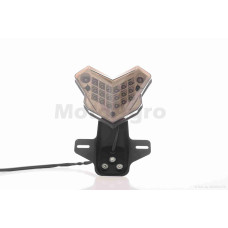 Стоп у зборі діодний без поворотів скло тоноване підсвічування номера +кронштейн 17 "LIPAI"