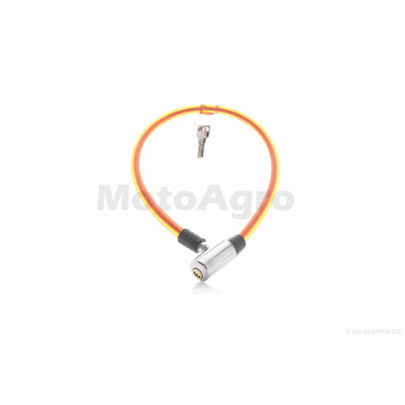 Трос протиугінний  L570, d11, два ключі  "JINJIAN"  (#SUO-006, червоний)