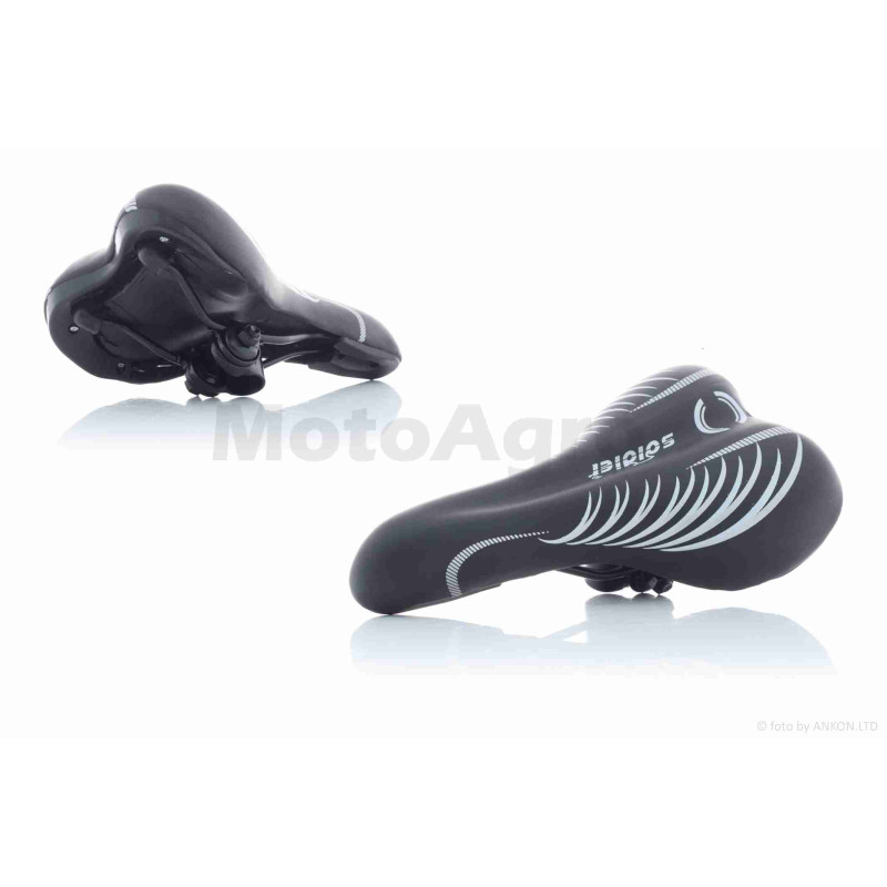 Сідло дитяче вело  спортивне  #ZD-012  "SADDLE"  (чорно-сіре)