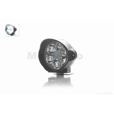 Фара додаткова діодна кругла D54 з козирком біле світло 18134_