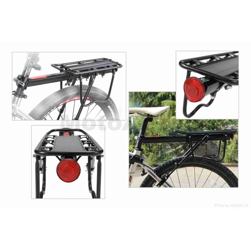 Багажник вело алюмінієвий, кріплення під сідло до 50кг  (консольний)  #HJ-006