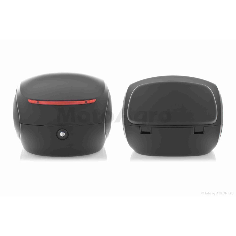 Кофр  32L  35*35*26cm  #крапля  "LIPAI"  (#1737, чорний матовий)