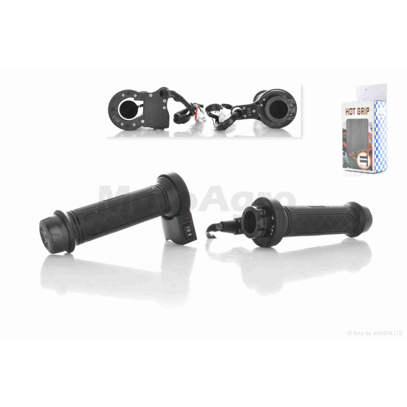 Грипси (ручки керма)  універсальні, з підігрівом  #40  (2 режими 50/70C)