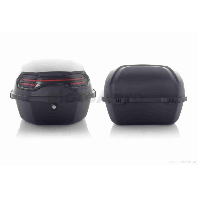 Кофр  48L  39*39*29см  #ROBIK  знімний  "LIPAI"  (чорний матовий)