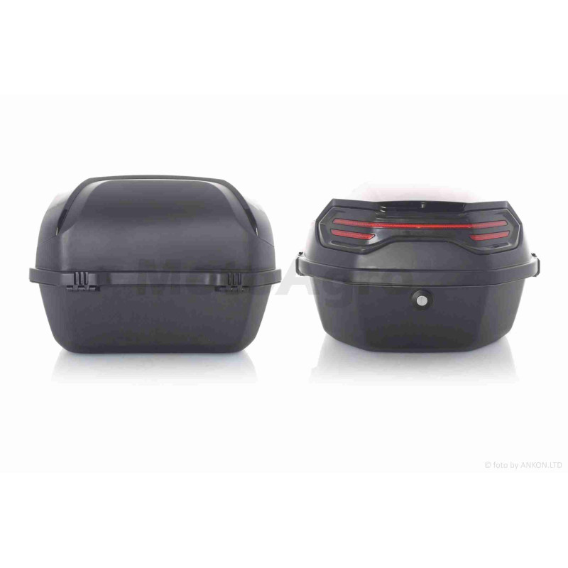 Кофр  48L  39*39*29см  #ROBIK  знімний  "LIPAI"  (чорний глянсовий)