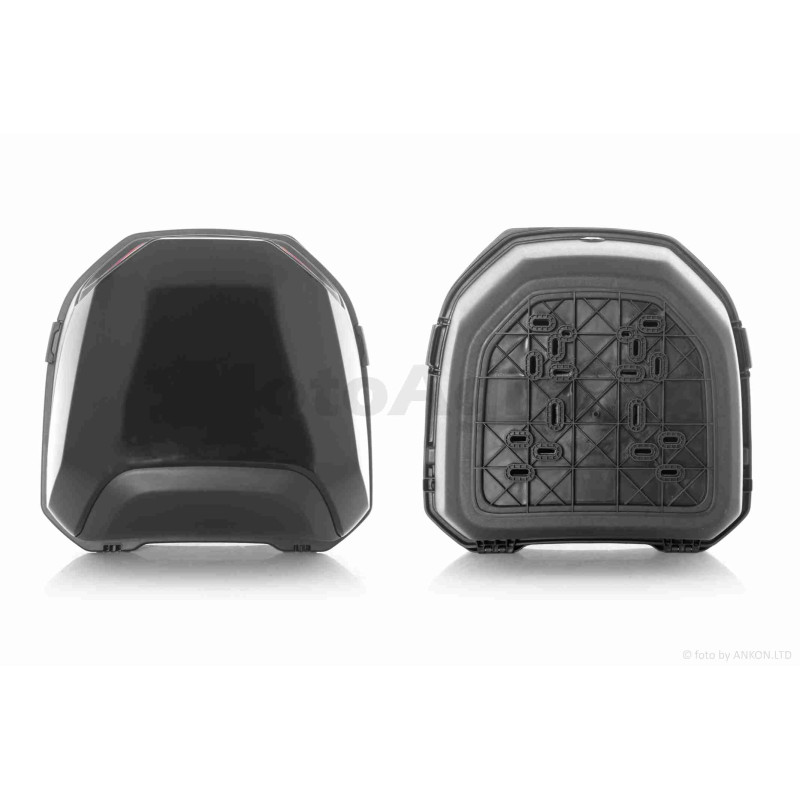 Кофр  48L  39*39*29см  #ROBIK  знімний  "LIPAI"  (чорний глянсовий)