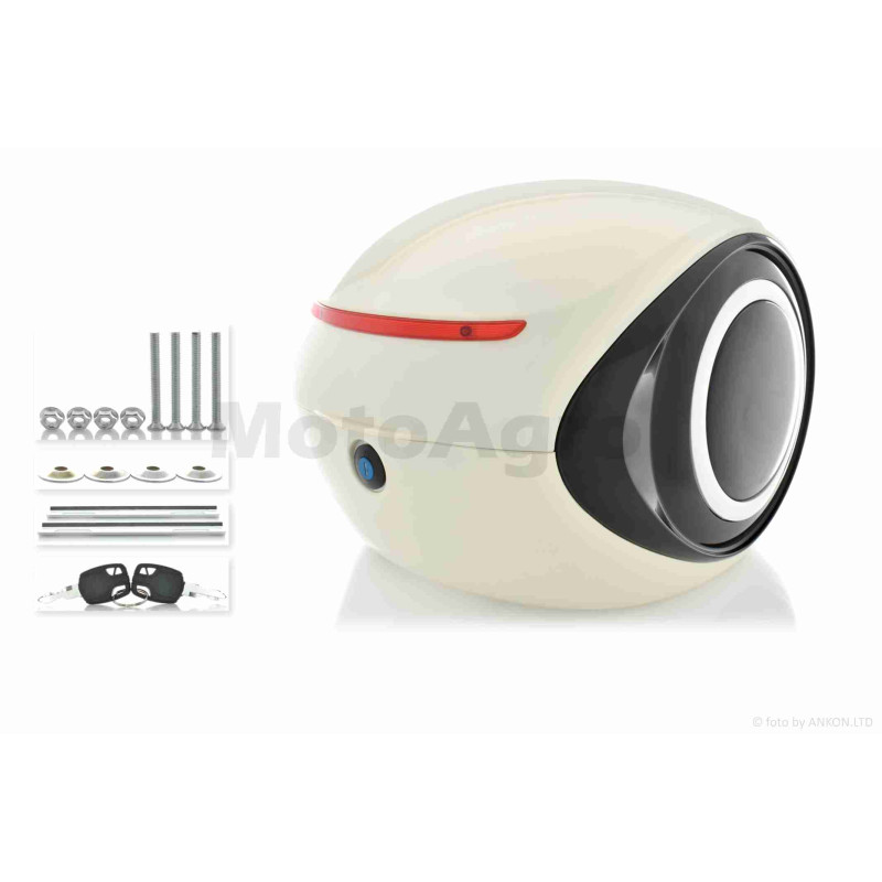 Кофр  32L  35*35*26cm  #крапля  "LIPAI"  (#1737, слонова кістка)