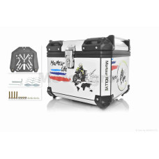 Кофр 410*330*310mm 45L алюмінієвий сріблястий 1571 "MOTO LIFE"