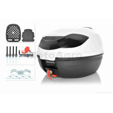 Кофр 410*410*310mm поліпропіленовий знімний м'яка спинка E36 (біло-чорний)