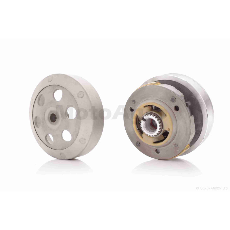 Варіатор задній у зборі  DIO AF35/56/61, AF27 FIT, LEAD AF48  алюміній