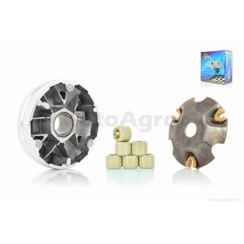 Варіатор передній  DIO AF27/34, GY6 50  ролики 8.5g  "LIPAI"