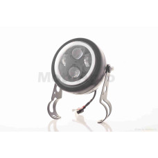 Фара мото діодна кругла D144 H4 C23-69D1_