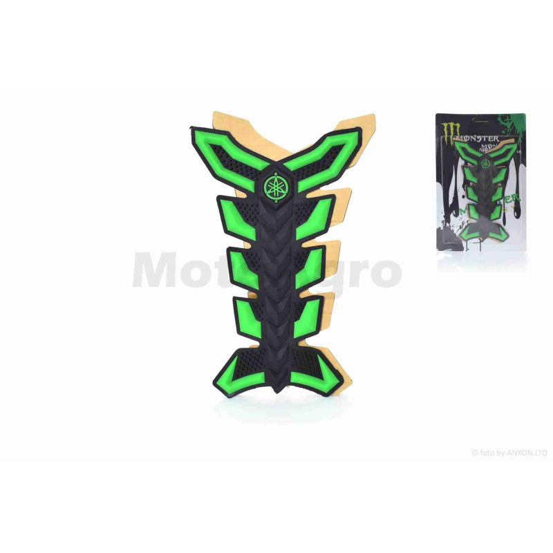 Наклейка на бак  "MONSTER"  зелена  #3  #уцінка