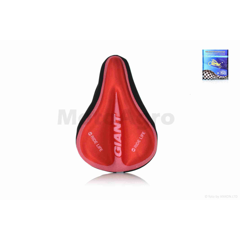 Гелева накладка на сідло  3D  "LIPAI"  (червона)