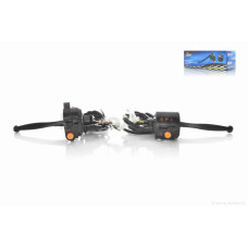 Блок кнопок керма на мопед альфа пара з фішками +важелі "LIPAI"