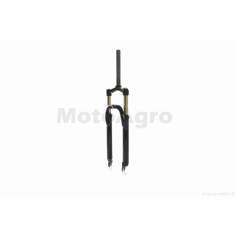 Вилка вело  27.5" 1-1/8"  пневматична, регульована  #QC-010