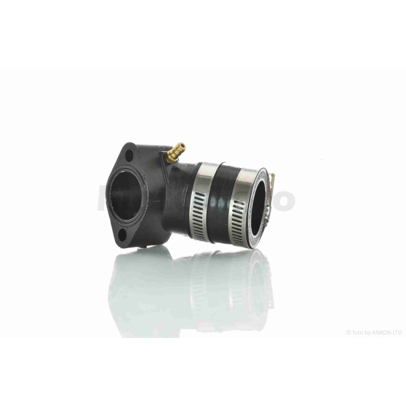 Колектор впускний карбюратора  GY6 150  метал, тюнінг  (чорний)