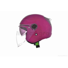 Шолом відкритий "DAVID" ( D020 бордовий матовий L окуляри ABS прозорий спойлер)