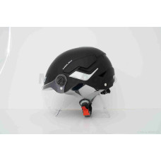 Шолом відкритий "DAVID" ( D317 чорний матовий S-M-L ABS)