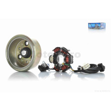 Генератор (у зборі) на мопед дельта 5+1 "LIPAI"